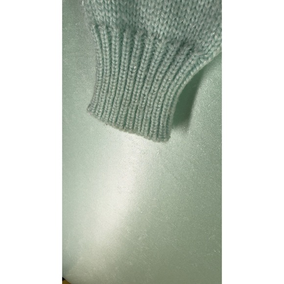 Rare Jaclyn Smith Vintage Sweater Chunky Beaded 80's White Blue Pink Small - Picture 13 of 16